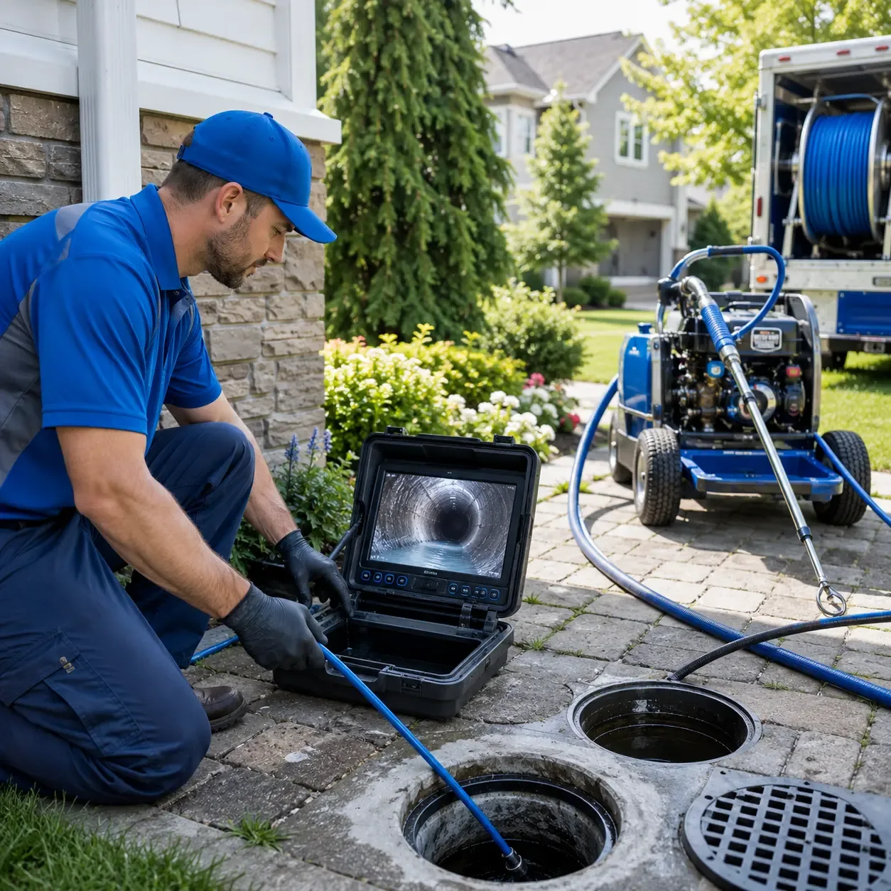 Outdoor drain cleaning professionals serving Sandoval, IL