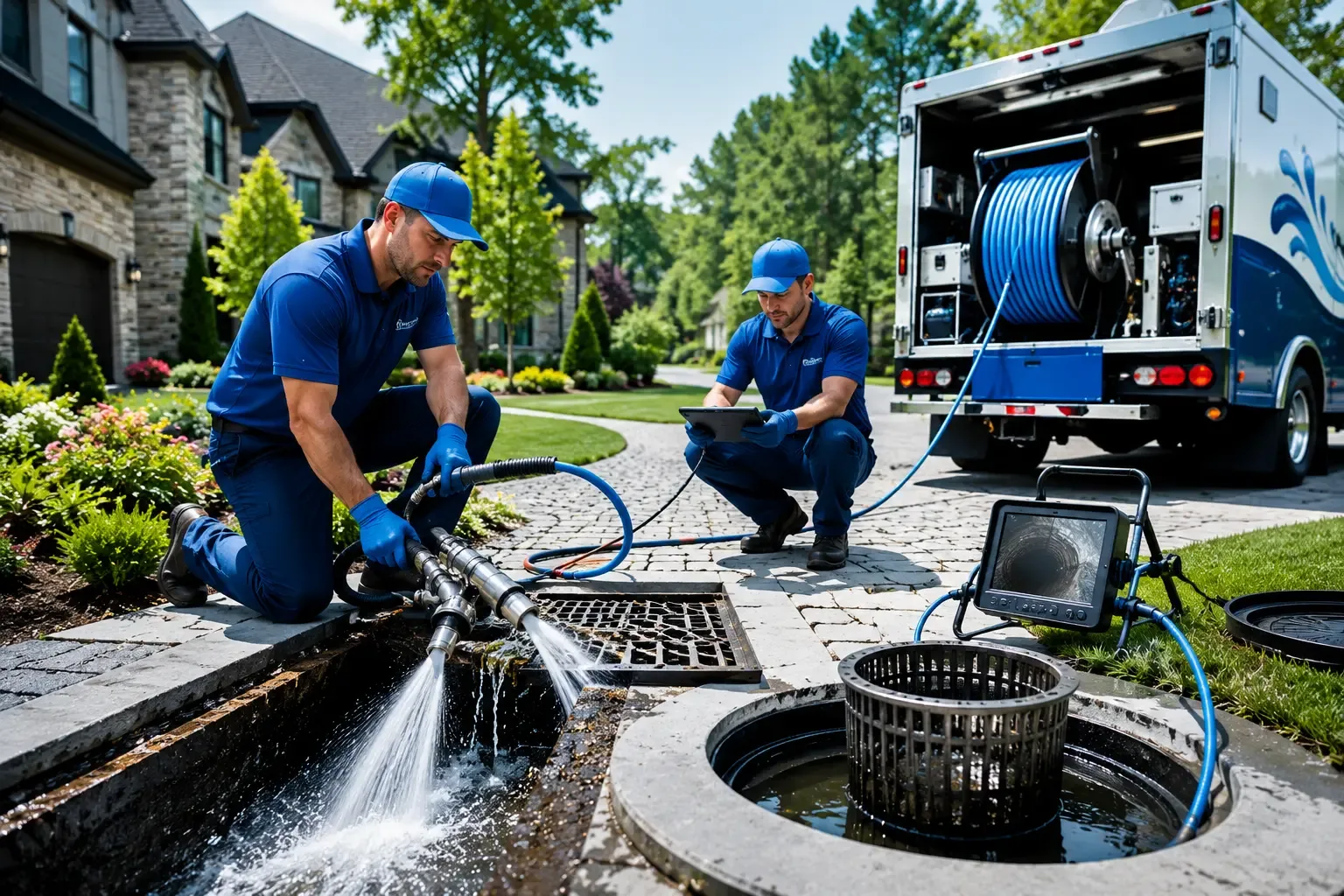 Local outdoor drain cleaning professionals in Sandoval, IL