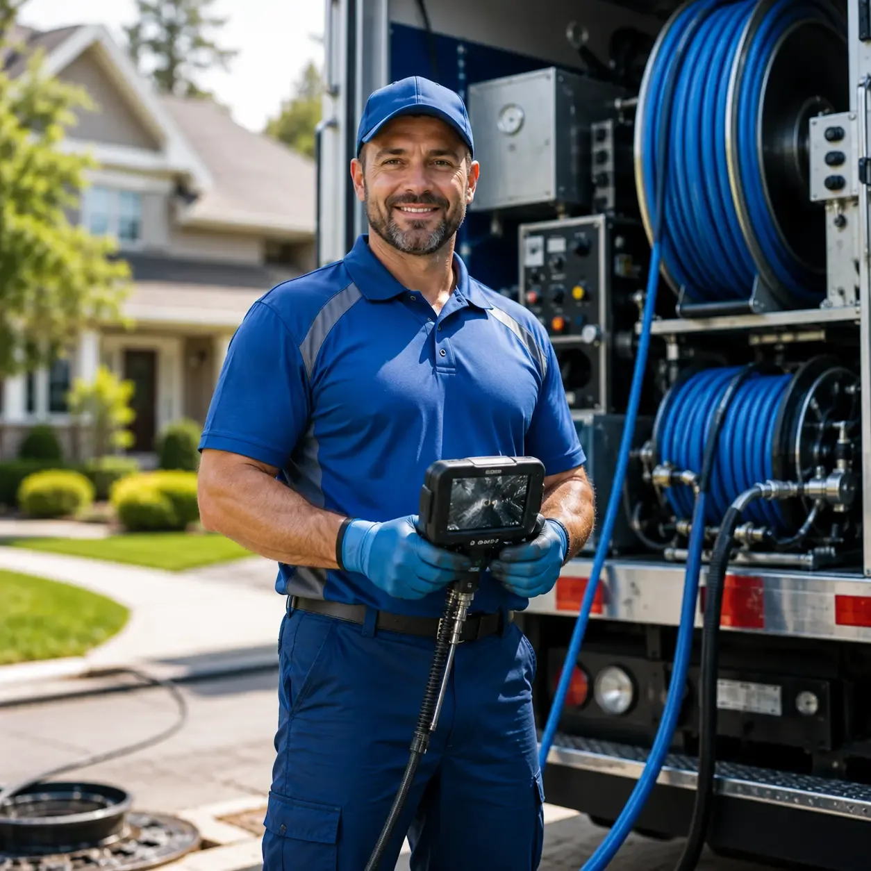 Local outdoor drain cleaning specialists in Sandoval, IL